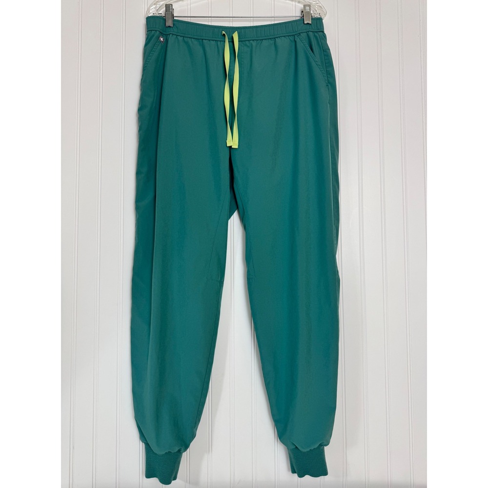 FIGS Technical Collection Mens M Green Jogger Scrub Pants M21SW2036 Pockets